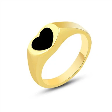 Zanglamaydigan po'latdan yasalgan yurak uzuk