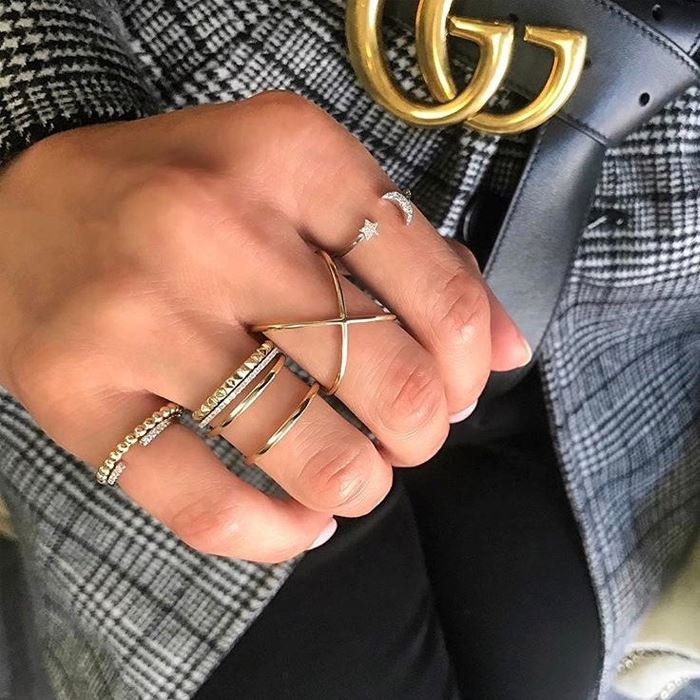 stainless steel stackable rings