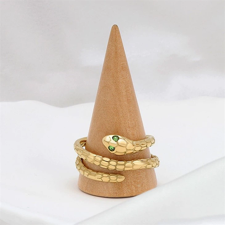 stainless steel snake ring
