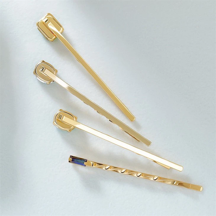 Baguette Zircon Stone Hairpin