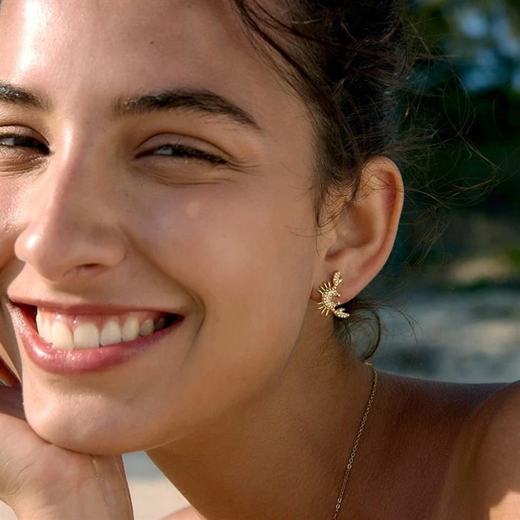Sparkling Crab Stud Earring factory